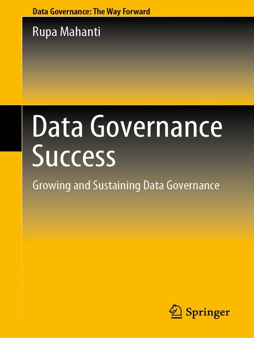 Title details for Data Governance Success by Rupa Mahanti - Wait list